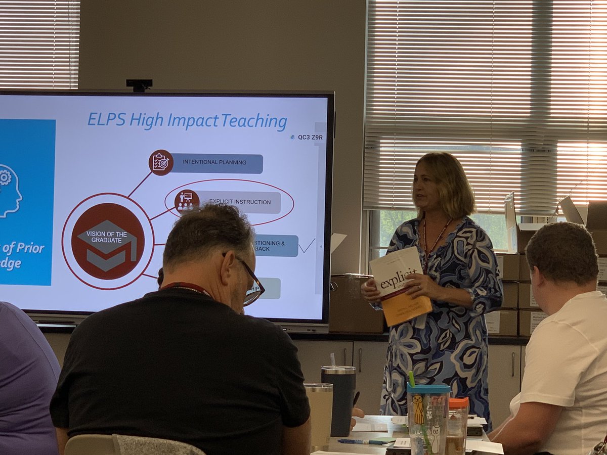 EastLymeMS's tweet photo. East Lyme Middle School teachers engaging in professional learning around #explicitinstruction https://t.co/N083054kfK