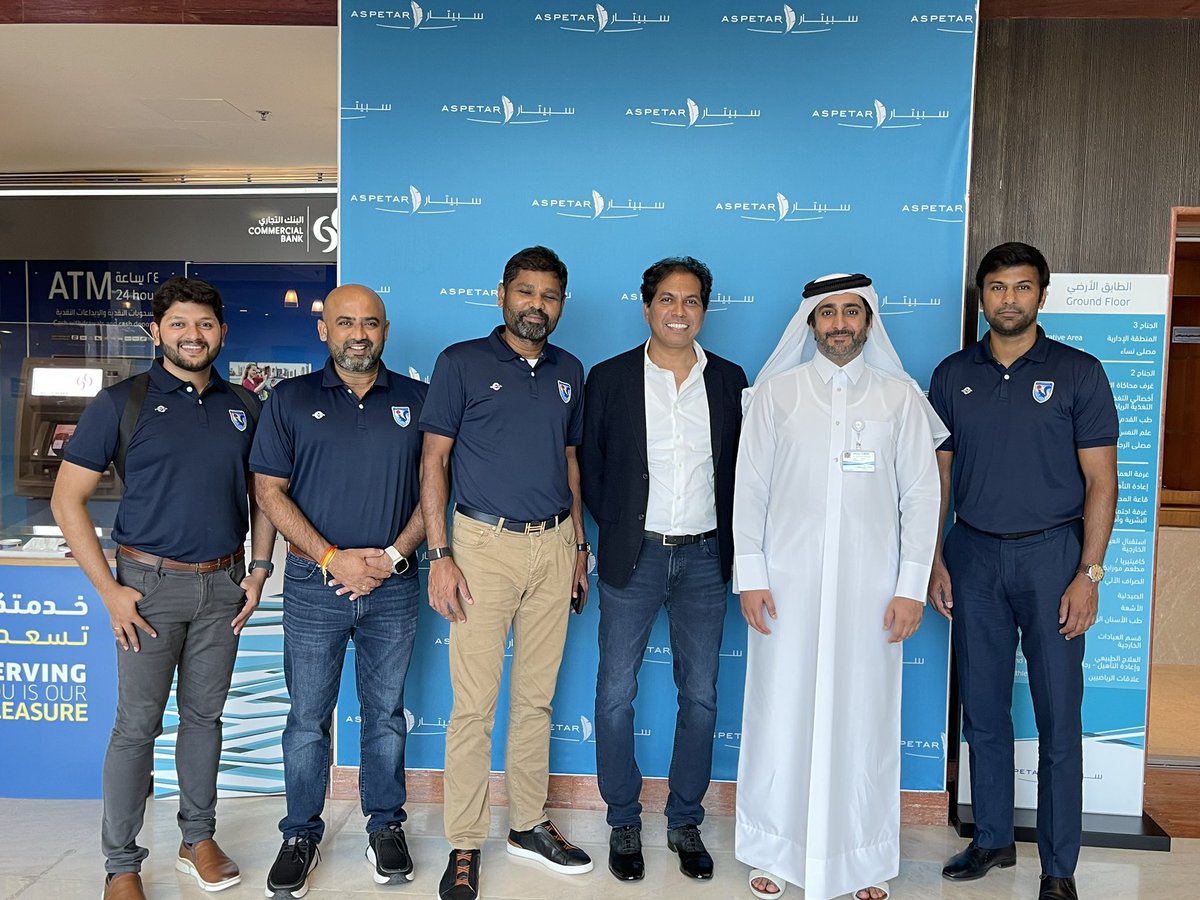 Super productive day visiting Aspire football performance center, Aspetar sport injury and rehab super speciality hospital and Aspire Academy Qatar. It was inspiring to see and experience the vision, technology and science coming together!! Heartfelt thanks to Aspire CTO @niyas