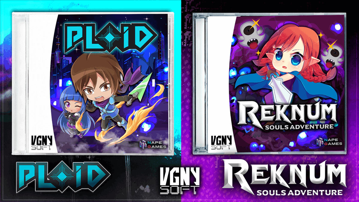 VGNYSoft's tweet photo. New Dreamcast pre-orders opening Monday 8/28 10am EST.
Classically inspired retro ports of #Ploid and #Reknum from @NapeGames for the #SegaDreamcast!
https://t.co/JIx8Ic9LEq
@AdamKoralik @johnblueriggs @DreamcastHubCom @TheDCJunkyard @DreamcastGuy @DreamcastPics https://t.co/fWYT0uxUtY