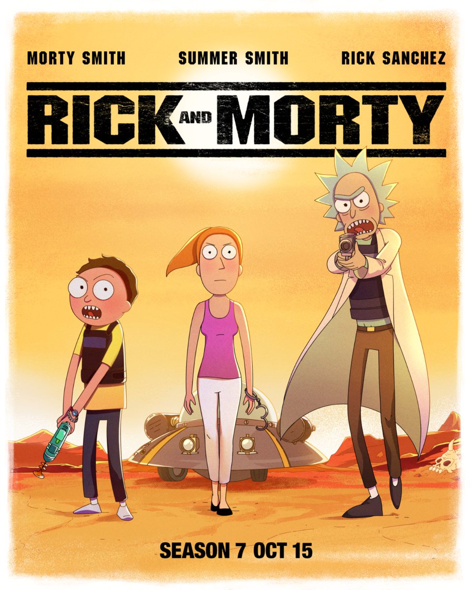 Rick and Morty on X: We ride together. We die together. We're