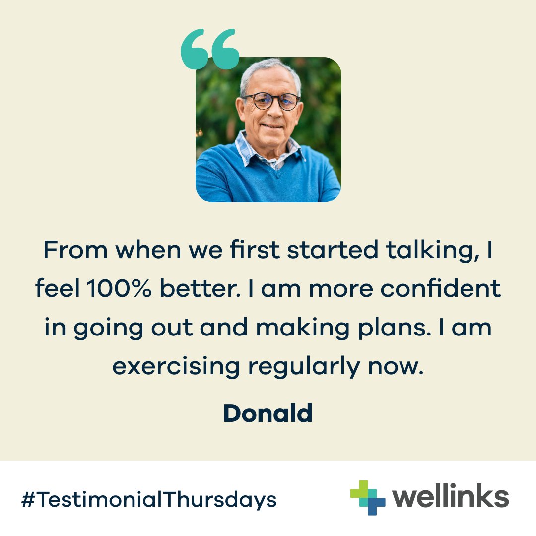 Wellinks (@wellinkshealth) on Twitter photo At Wellinks, we go beyond traditional care management to help our members live their best lives. 
Discover how Wellinks can boost and improve one’s quality of life with real-time tools and resources, just like Donald did at wellinks.com.
#wellinks #copd At Wellinks, we go beyond traditional care management to help our members live their best lives. 
Discover how Wellinks can boost and improve one’s quality of life with real-time tools and resources, just like Donald did at wellinks.com.
#wellinks #copd