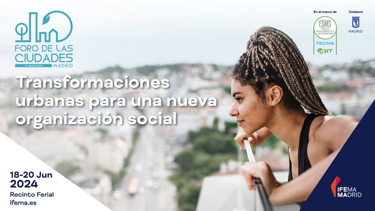 Preparando ya el programa y los contenidos de la sexta edición del Foro de las Ciudades de Madrid <a href="/IFEMA/">IFEMA MADRID</a> 

🗓️18-20 junio 2024

Si tienes ideas, las queremos escuchar 📢📢
#forociudadesmad