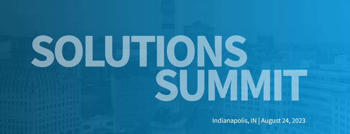 Today our VP of Consulting and Co-founder @stephbot6 will participate in a session about innovation in education, training, and skills at the #SolutionsSummit, hosted by @AEI and @SagamoreInst. Learn more about the summit at indy.americandream.is.