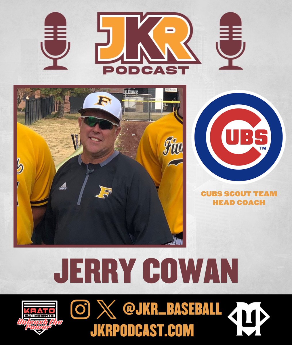 ‼️ AVAILABLE NOW ‼️

⚾️Episode #319⚾️

🔴 Jerry Cowan <a href="/CowanJerry/">Jerry Cowan</a> 
🟠 <a href="/cubsscoutteam/">Chicago Cubs Scout Team</a> Head Coach
🔴 Discuss his fall expectations, relationships with <a href="/BobbyAtTheHub/">Bobby Morris</a> and Chris Tierney, 2023 team breakdown, and much more!

🎧 Apple Podcast &amp; Spotify