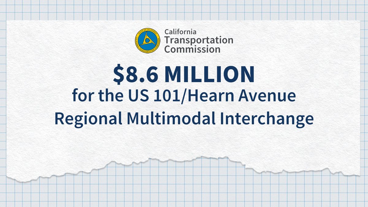 The US 101/Hearn Avenue Regional Multimodal Interchange increases vehicle lanes in both directions and provides sidewalks, Class II bike lanes, and Class IV-protected bikeways. #SB1 #RebuildCA <a href="/ilike_mike/">Mike McGuire</a> @JimWoodAD2