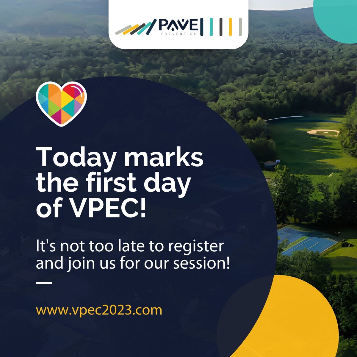 Today marks the first day of VPEC!

It's not too late to register and join us for our session!

vpec2023.com
#VPEC #VPEC2023 #WeIn23