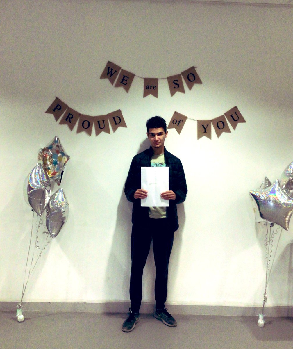 Great work Rayan! He achieved brilliant results including four grade 8s. We’re so proud of you and looking forward to seeing what you do next!