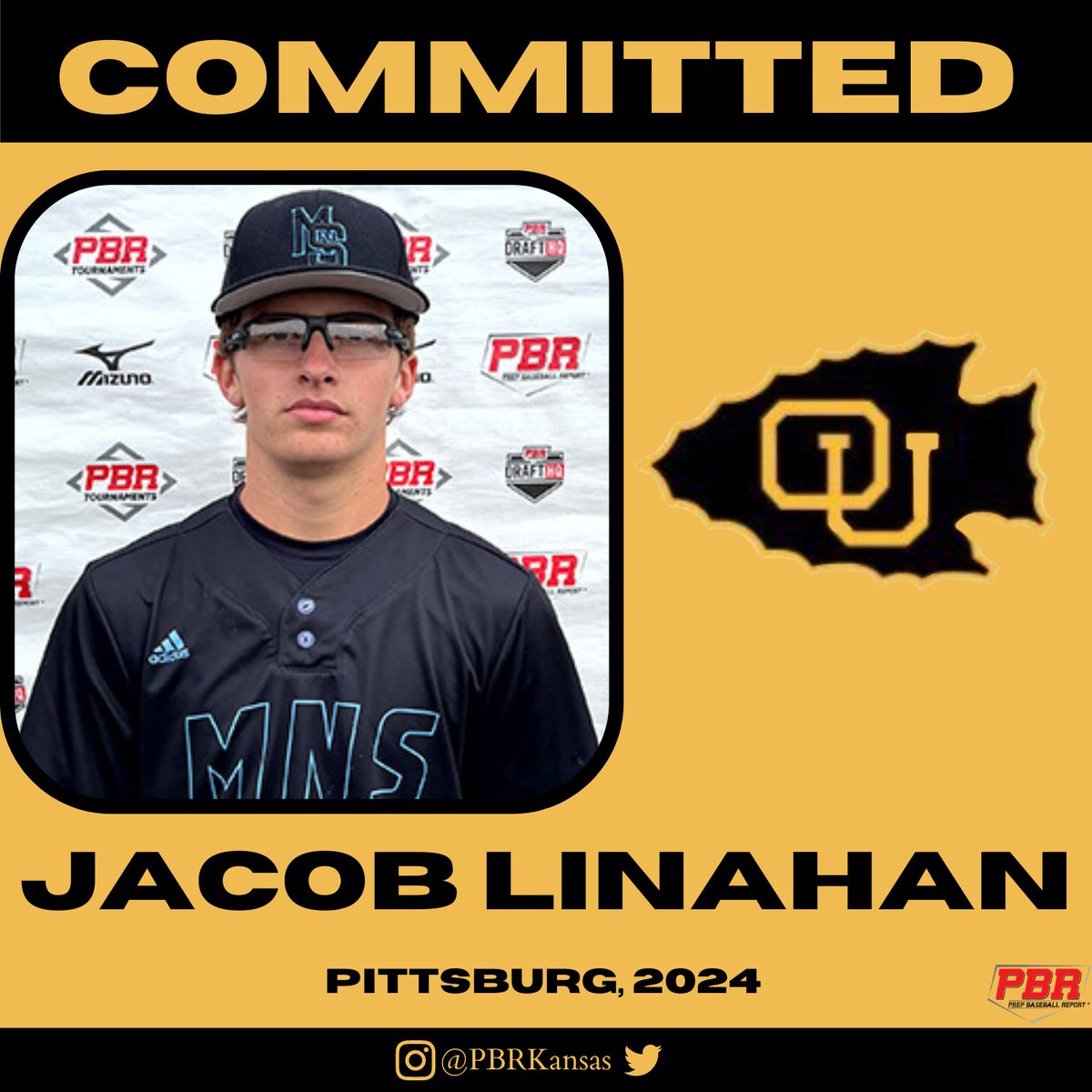 RHP Jacob Linahan (Pittsburg, 2024) commits to Ottawa University @LinahanJacob @DragonActivity @Ottawa_Baseball 👤PROFILE: loom.ly/Br-hOCM