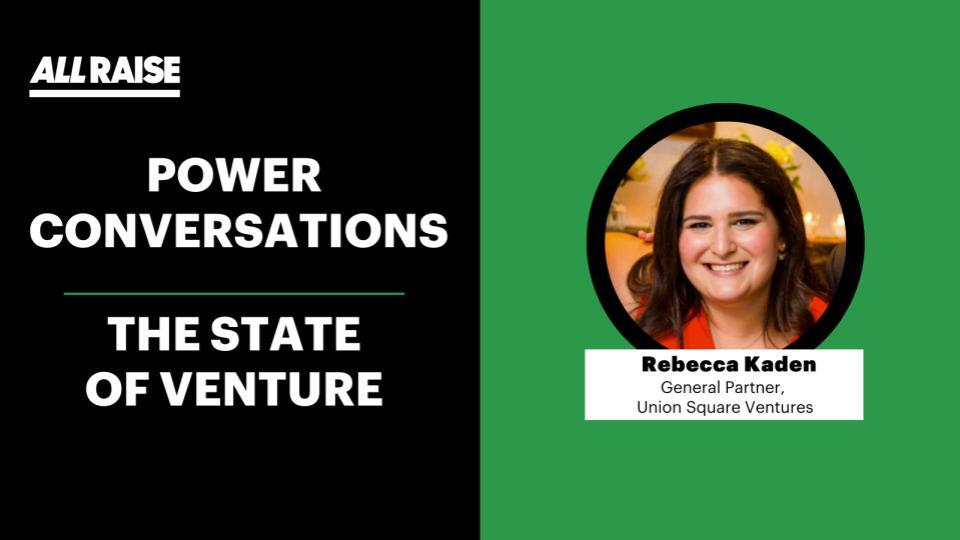 AllRaise's tweet photo. @rebeccakaden began her career in journalism. Prior to @USV was a General Partner at Maveron, a consumer-focused early-stage fund. A #NewYorkCity native, she studied English and American Literature at Harvard and received her MBA from Stanford. #ARPowerTalks https://t.co/BAbuWPJMeC