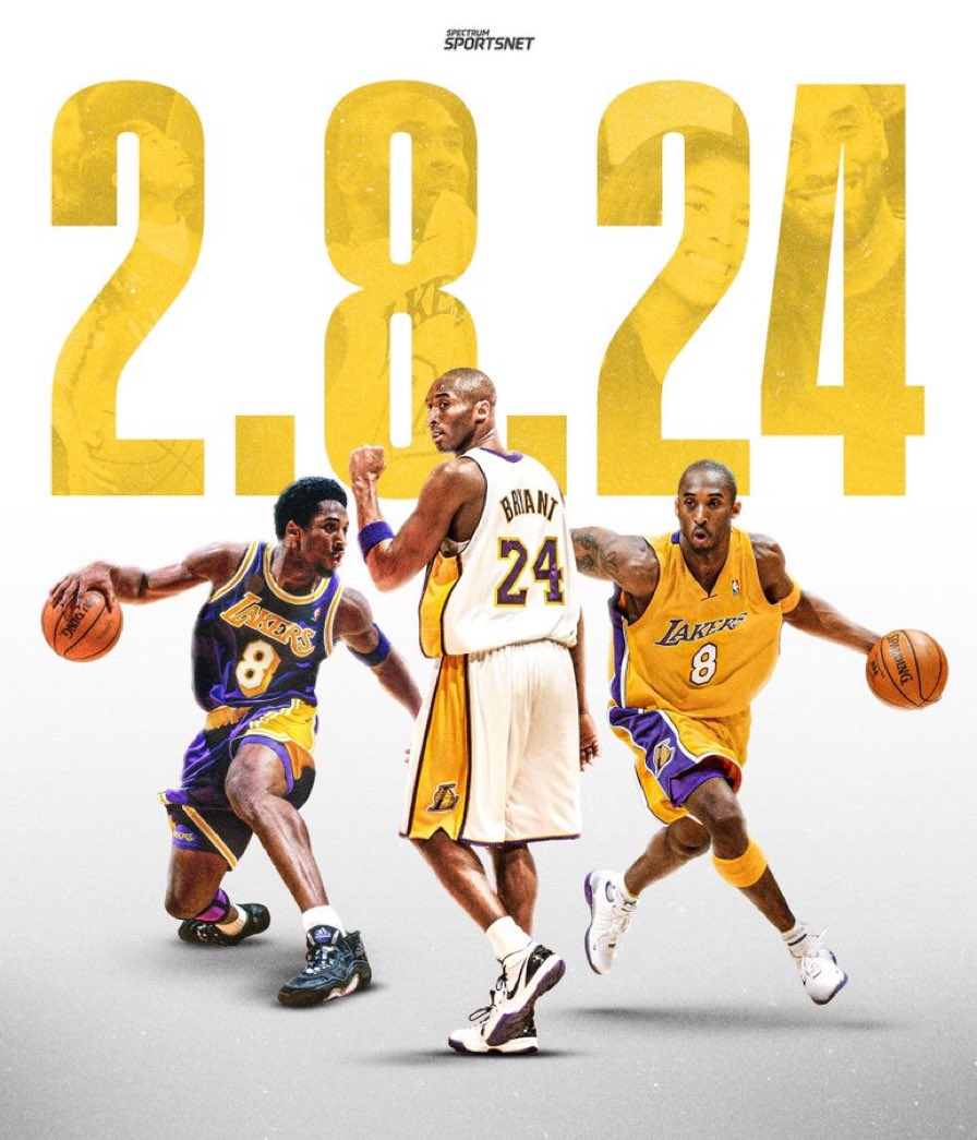 Kobe will receive his statue on 2/8/24 ♾️
