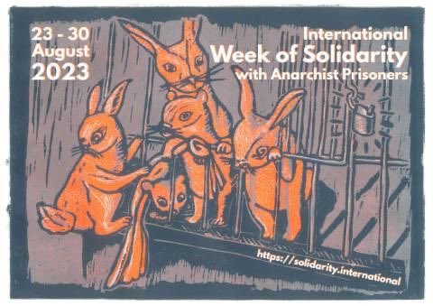 SolidarityColl1's tweet photo. We urge you to join the international week of solidarity with anarchist prisoners.

Today in Ukraine we are fighting for the release of dozens of anarchists imprisoned by putin's Russia and its controlled regime in Belarus https://t.co/ixpUht5wi6