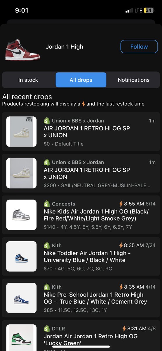 Instock tweet media