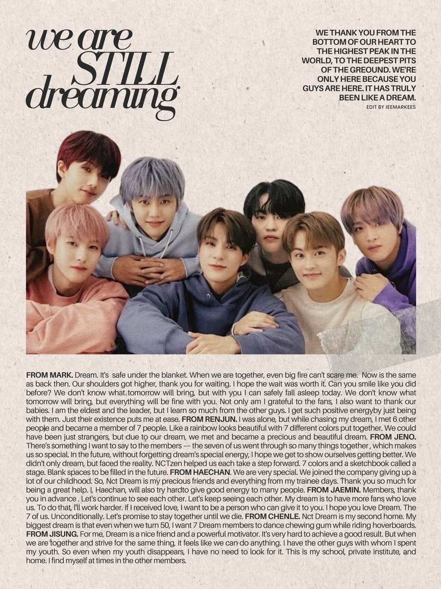 Ieemarkees's tweet photo. nct dream. https://t.co/DQ3kRJSwX9