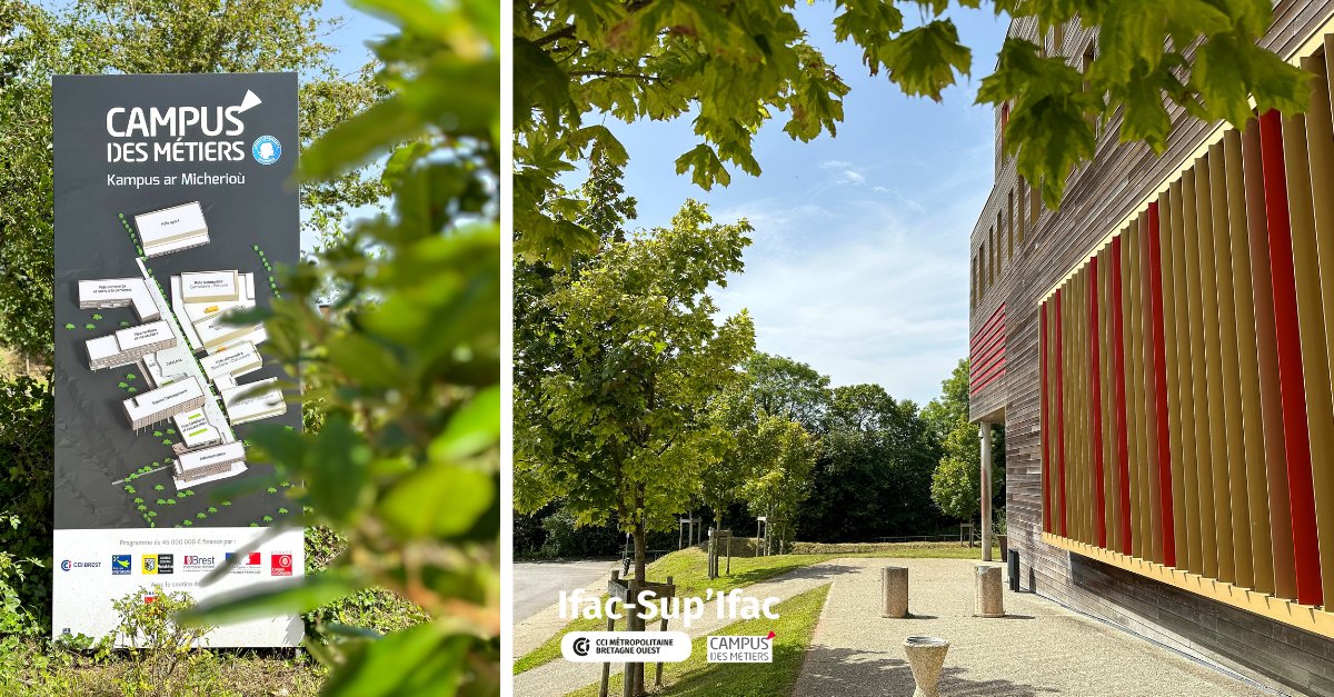 C'est la #rentree ! J-10 avant l'arrivée de nos premiers apprenants. Nous avons hâte de vous accueillir ! Restez connecté(s) sur nos réseaux sociaux pour la présentation de nos différents groupes 📸#campusdesmetiers #brest #formation #apprentissage #alternance #rentrée2023