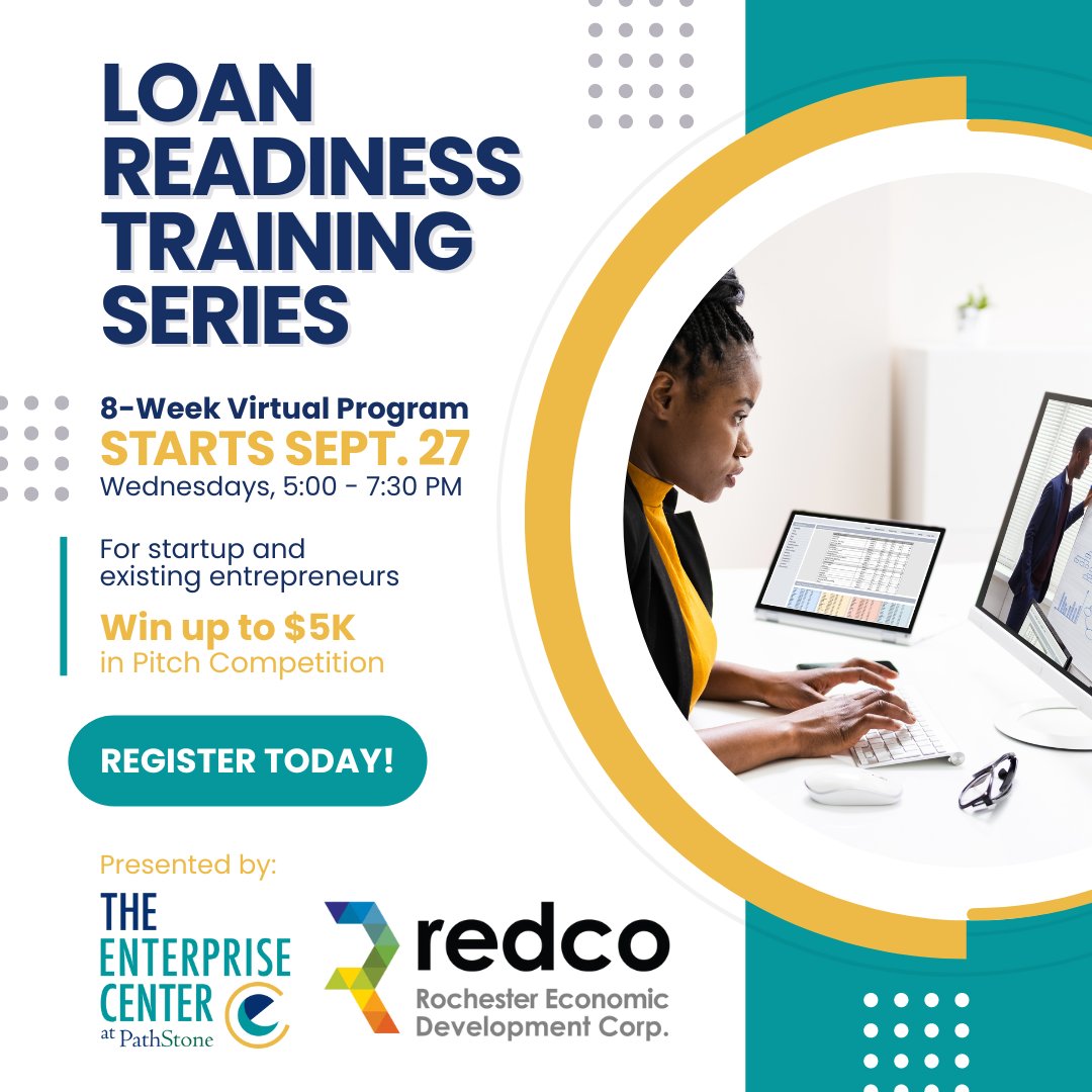 TeCpathstone's tweet image. WHAT: FREE Virtual Training

Deliverables:
1️⃣ Completed business plan
2️⃣ Loan package to submit to the financial institution of your choice
3️⃣ Pitch to win up to $5K

WHEN: Starting Wed., Sept. 27
⚠️ Registration closes on Sept. 2 ⚠️

REGISTER TODAY! ow.ly/3Lbl50PCRNp