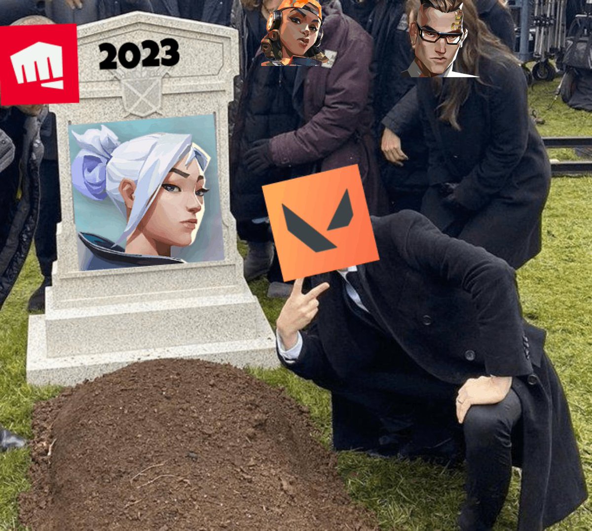 Horcus's tweet photo. RIP Jett - 2023 🪦💀
#VALORANT https://t.co/wCG3zdLvSN