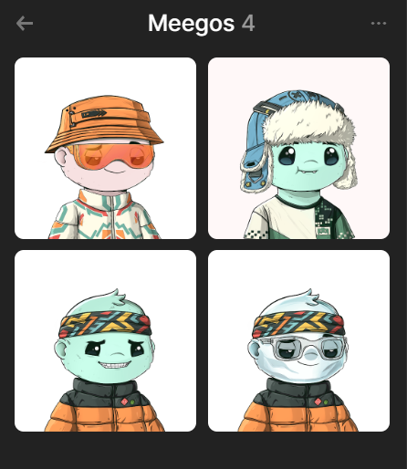 jantis_sol's tweet photo. Looks these cutes❤️♏️@MeegosNFT https://t.co/6ggLPV4298