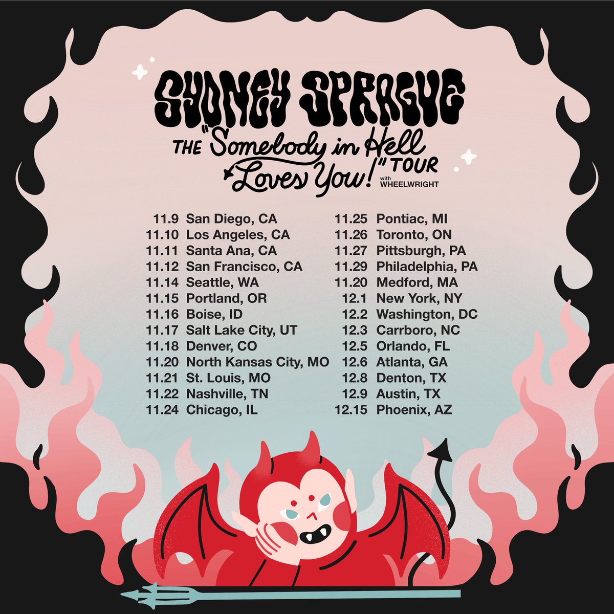 sydneysprague's tweet image. BABY’S FIRST HEADLINE TOUR !!! PLEASE COME I’M SO SCARED !! TICKETS ON SALE TOMORROW 10AM LOCAL