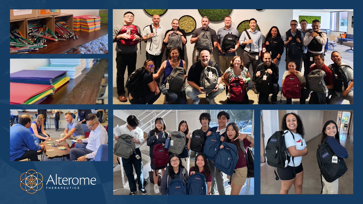 Last week, Alterome teamed up with <a href="/LS_CaresSD/">Life Science Cares San Diego</a> to support our underserved local communities. Together, we packed backpacks for members of <a href="/AccessYouthAcad/">Access Youth Academy</a>, filled with the proper learning tools to help better prepare them for the school year ahead. Thank you for having us!