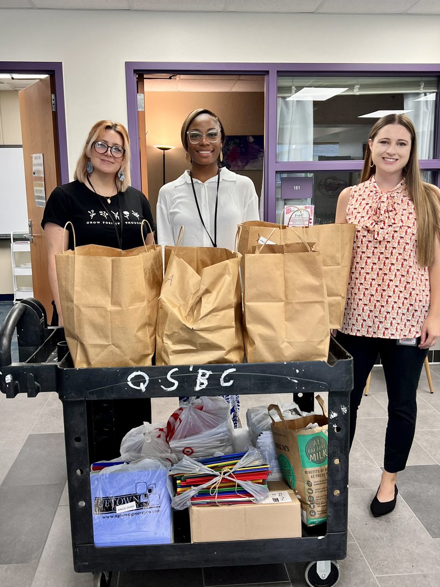 Thank you <a href="/QSBC/">QSBC</a> for giving school supplies to Scissortail and Angie Debo Elementary Schools! Your donations will bless many children!