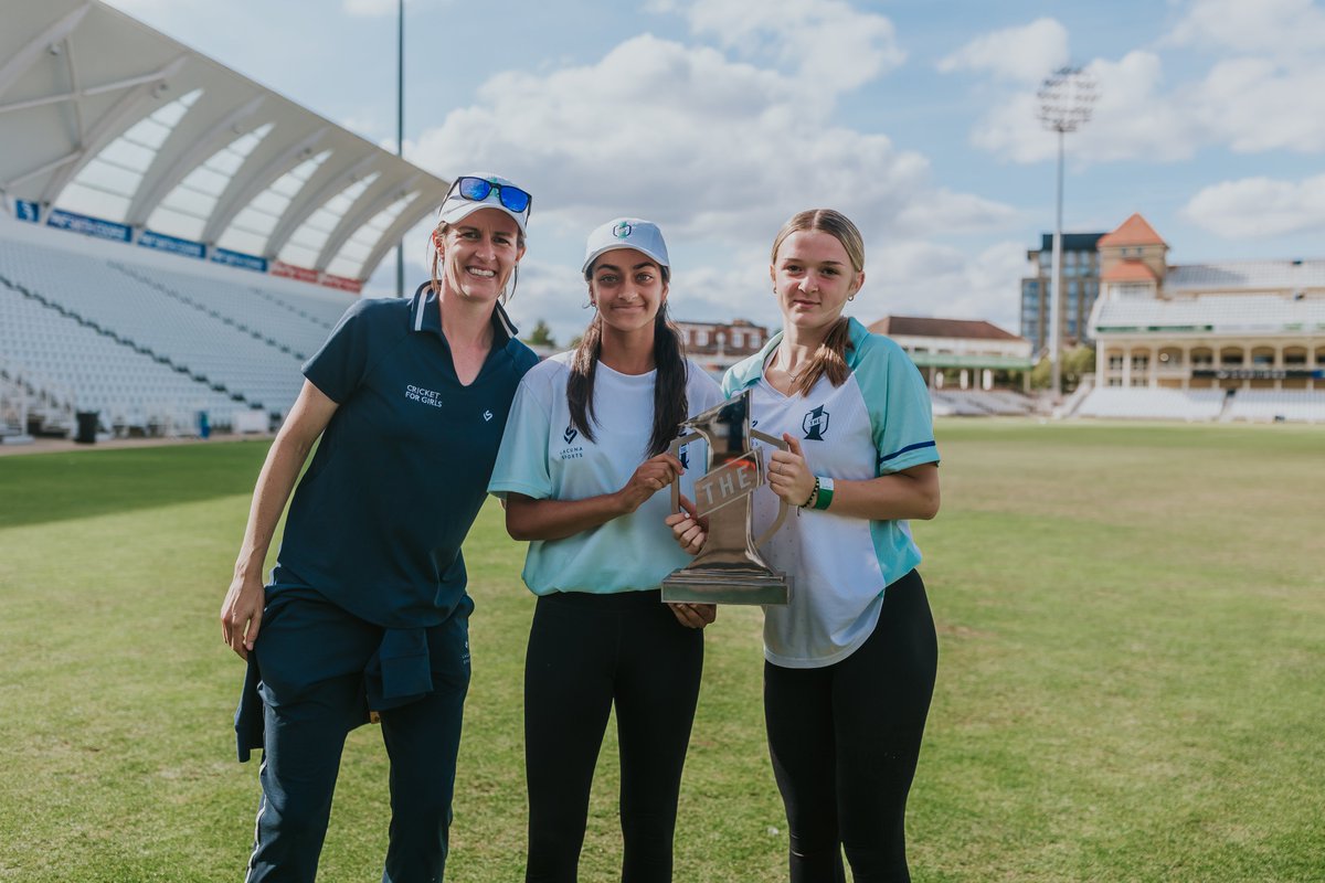 GirlsCricketC's tweet photo. What a fantastic day at Trent Bridge! 🏟️

A huge congratulations to Madeline Welham who was crowned “The 1” for 2023! 🤩👏🙌 https://t.co/LRJ7xEkl4A