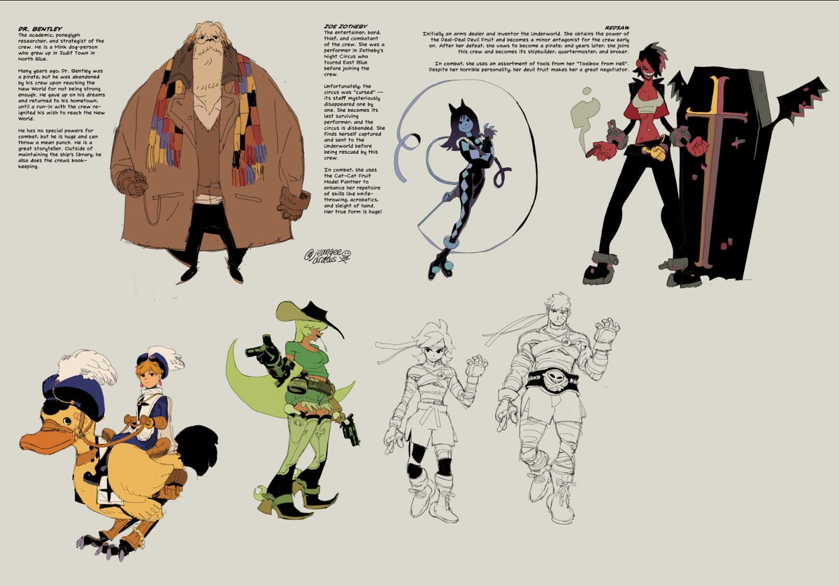 designing a one piece crew with <a href="/alienmandy_/">Mandy⁷ ☀️ 🔜 Animayhem AA13</a> !! workshopping workshopping...