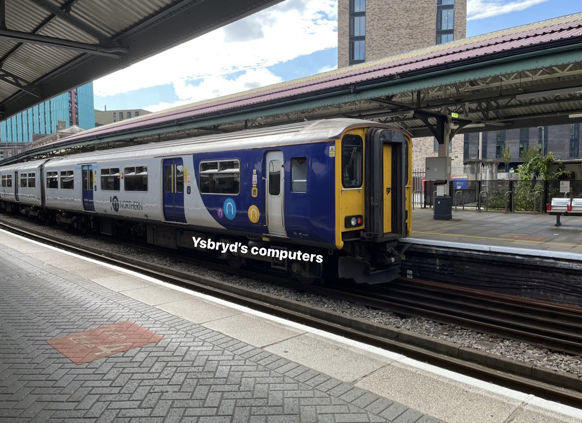 YsbrydsComputer's tweet photo. A northern 150
Think it’s gone the wrong way lol
#150class #northerntrains #northern #transportforwales 

(I know TfW are borrowing these, I always make this joke lol) https://t.co/npUyY3oosq