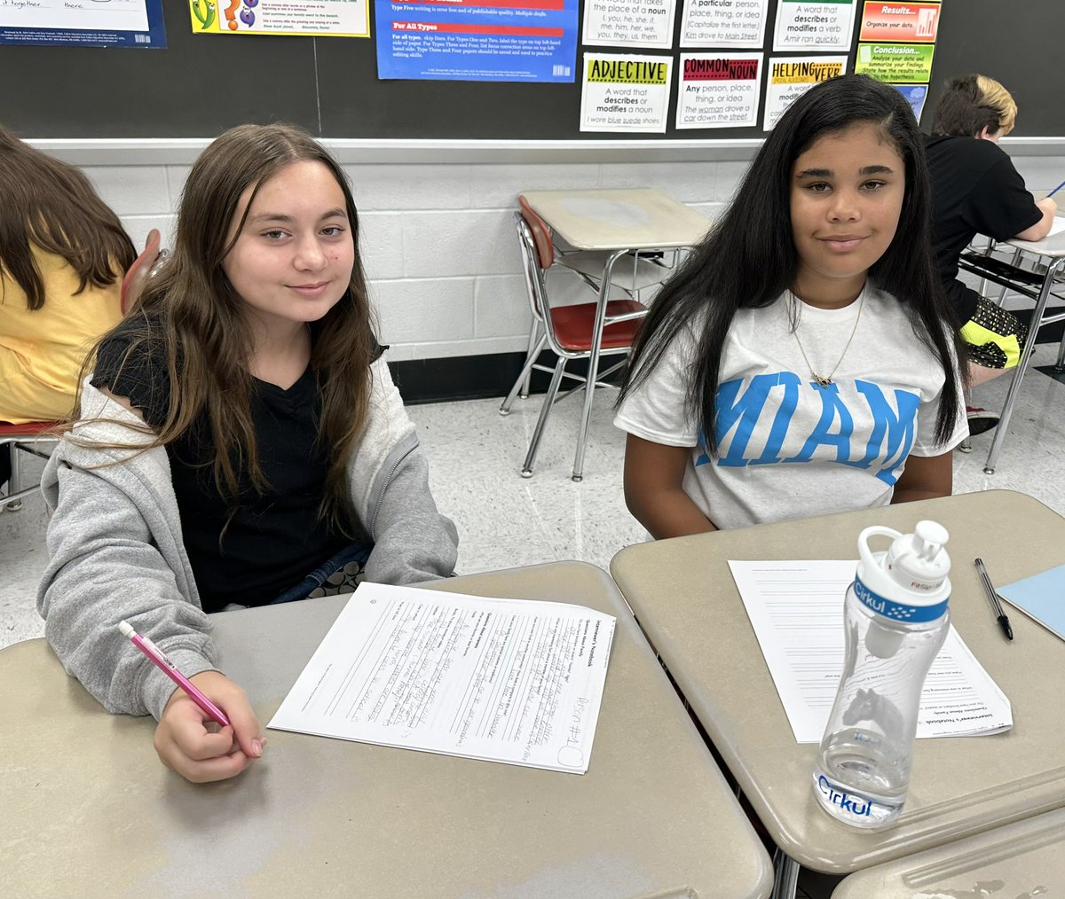 Students enjoyed working on getting to know their classmates by completing their “Who Am I?” Autobiographical Writing