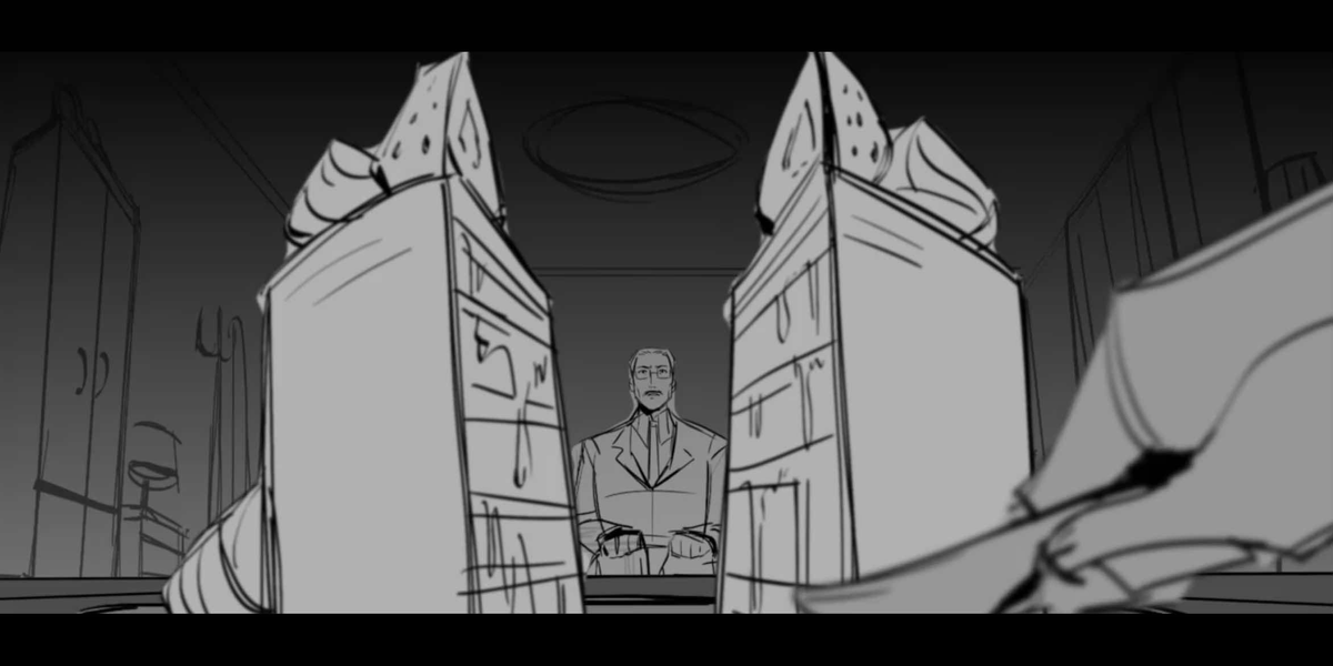 the animatic's all finished :] i'll have it posted tomorrow, so some  sneak peeks 🥳 #deathnote #deathnotethemusical