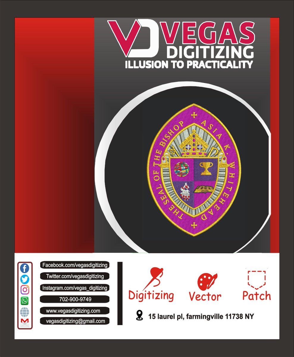VegasDigitizing's tweet image. Looking for reliable digitizing company In US?  Join us for Vector art, patches &amp;amp; embroidery services vegasdigitizing.com #3D #vector #design #embroidery #patches #Digitization #vectorart #custom #logo #designer #Press #graphics #digitizing