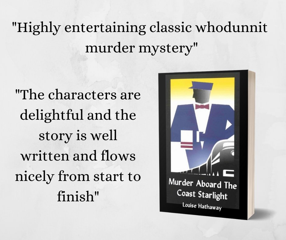 In this whodunit, two sisters travel aboard Amtrak's scenic Coast Starlight from Los Angeles to Seattle when a famous movie star on the train is murdered.

amzn.to/44nCrFA

#CozyMystery #CoastStarlight #FemaleSleuth #Amtrak