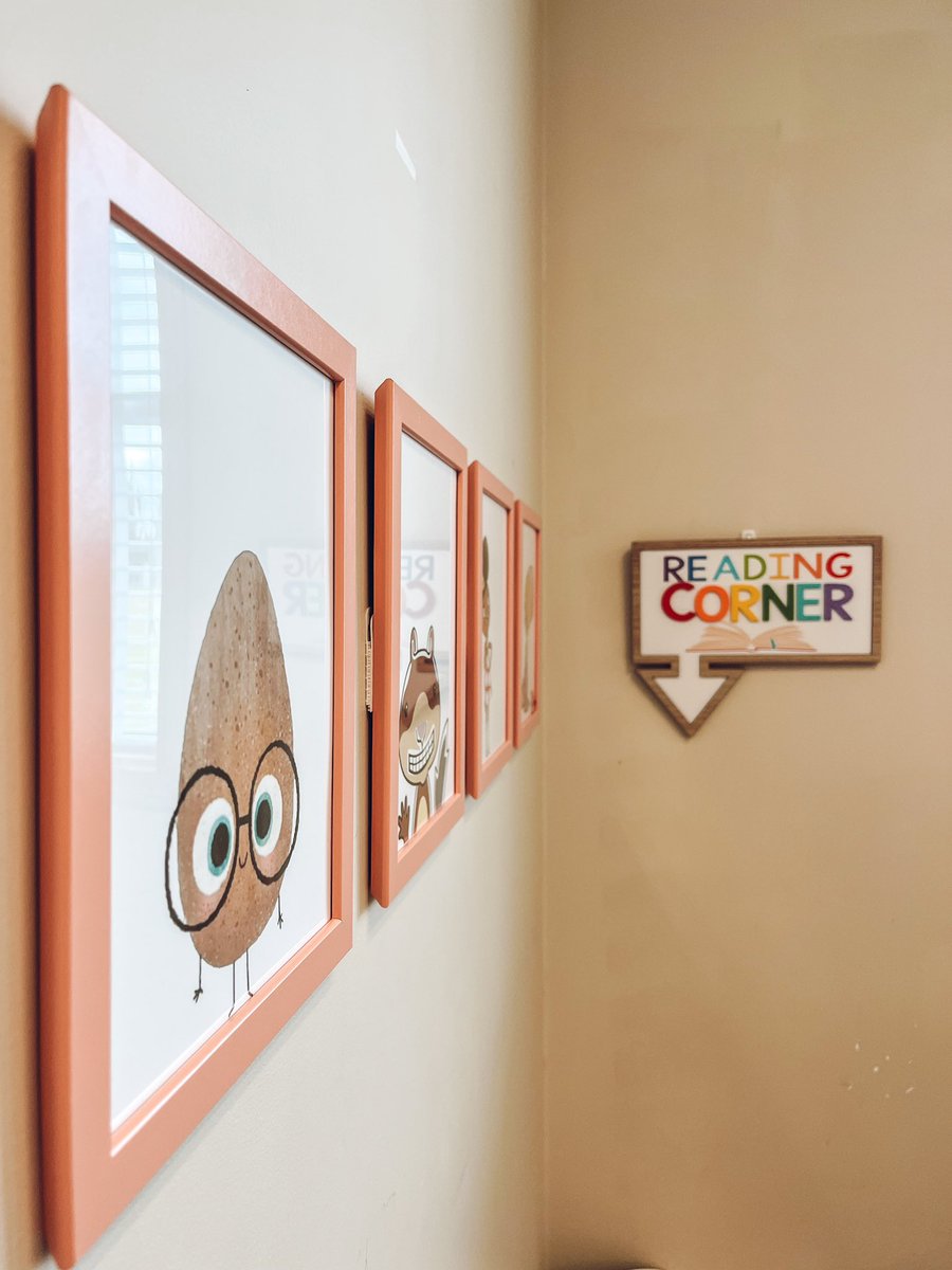 Classroom set up day 2 ✌🏻
I am loving these book character posters and I know the kiddos will love them too! #readingcorner #booklover