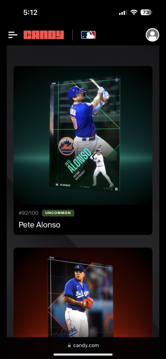 mjgoat524's tweet photo. @CandyDigital @MLB @CandyDigital  #CandyPackPulls 🐻‍❄️ https://t.co/1xFZidAAQG