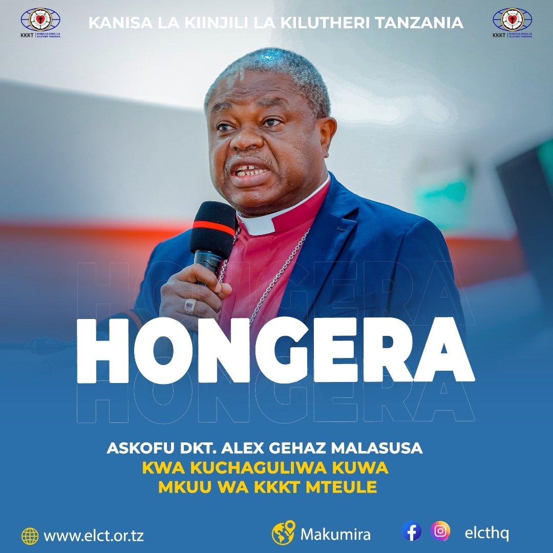 Wajumbe wa Mkutano Mkuu wa 21 KKKT wamchagua Askofu Dkt. ALEX MALASUSA  kuwa Mkuu wa Kanisa Mteule katika uchaguzi uliofanyika Chuo Kikuu cha Tumaini Makumira Mkoani Arusha. 

#Miaka60KKKT