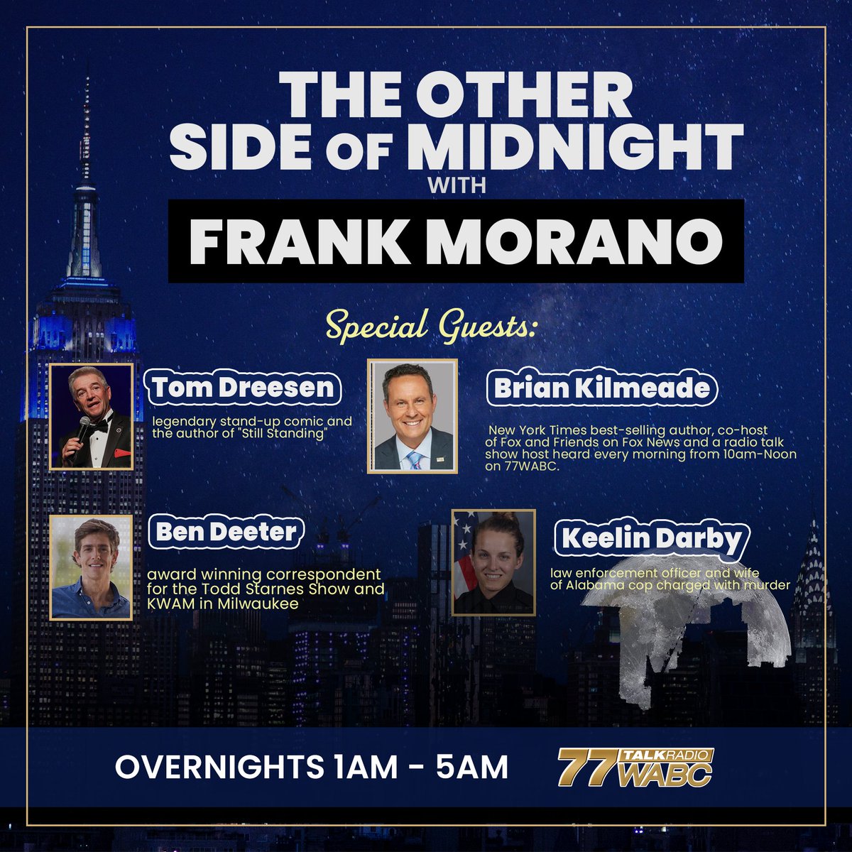 frankmorano's tweet photo. If you missed any of this morning's show featuring @tomdreesencomic @kilmeade @benpdeeter  and @StandWithDarby please give it a listen here.

https://t.co/IddBR4E66g https://t.co/6nFpjIZJNT