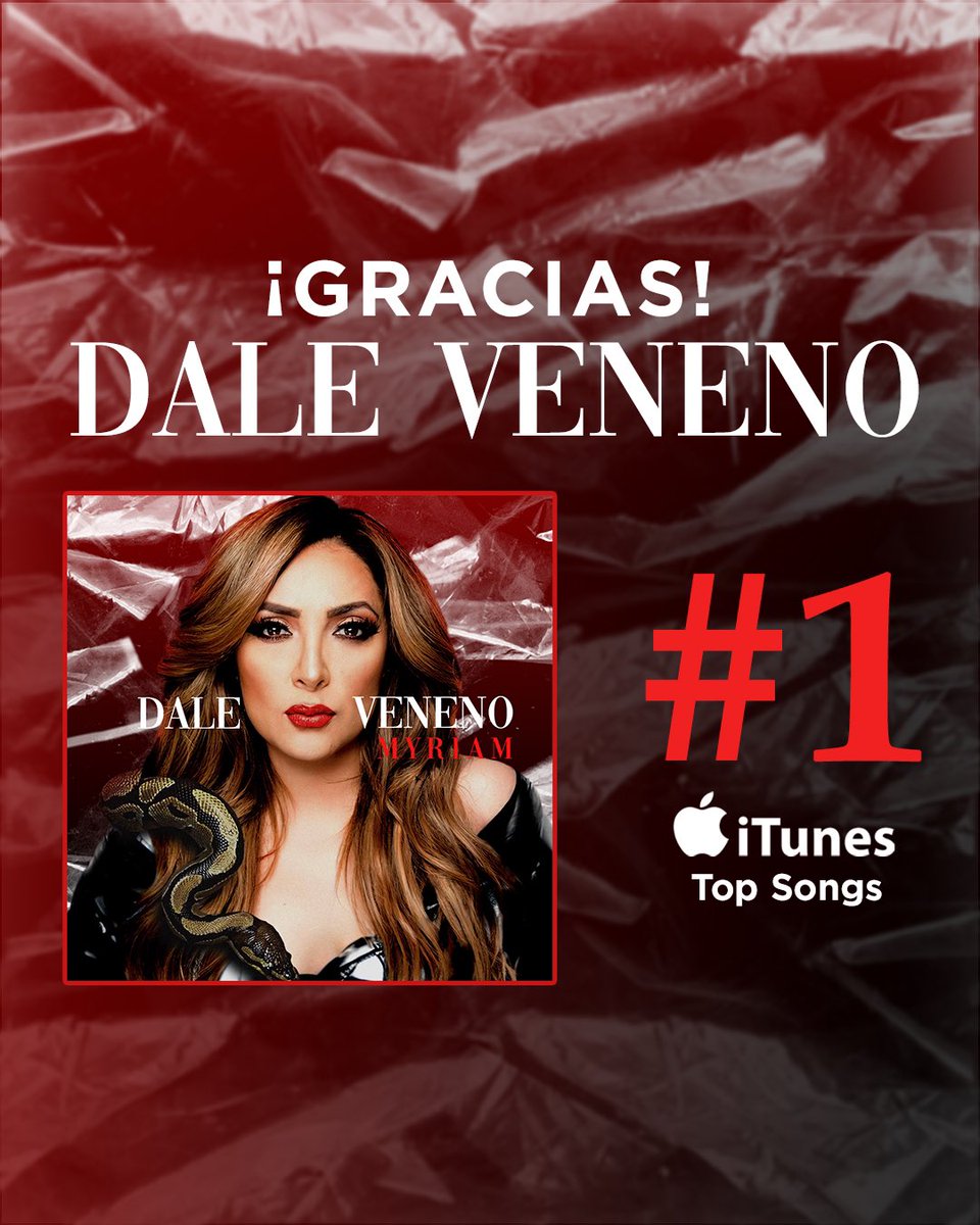 @MaestraLulaRoss @maestragabycard @HectorMartinezL estamos en número 1. MYRIAM DALE VENENO @MyriamMonteCruz