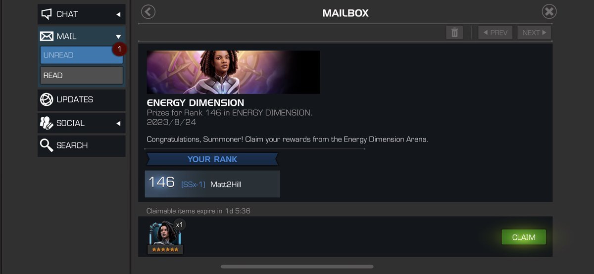 Another successful grind. 💪🎉

@DLLplaysgames hopefully she proves to be as good as the last 2 👀