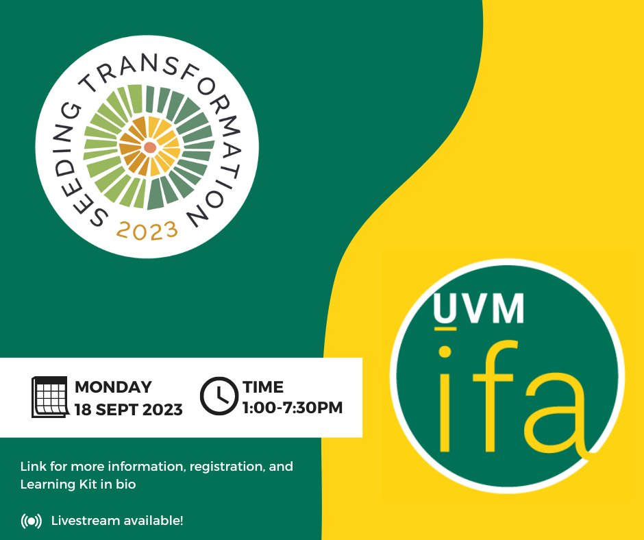 Agroecology_UVM's tweet photo. This Learning Kit serves as the classroom companion to the Global Forum on Agroecology happening September 18, 2023. Join us in seeding transformation from your classroom!
https://t.co/nbrVgpOqSt
#SeedingTransformation #Agroecology #EducationforChange https://t.co/e6iEu92qzG