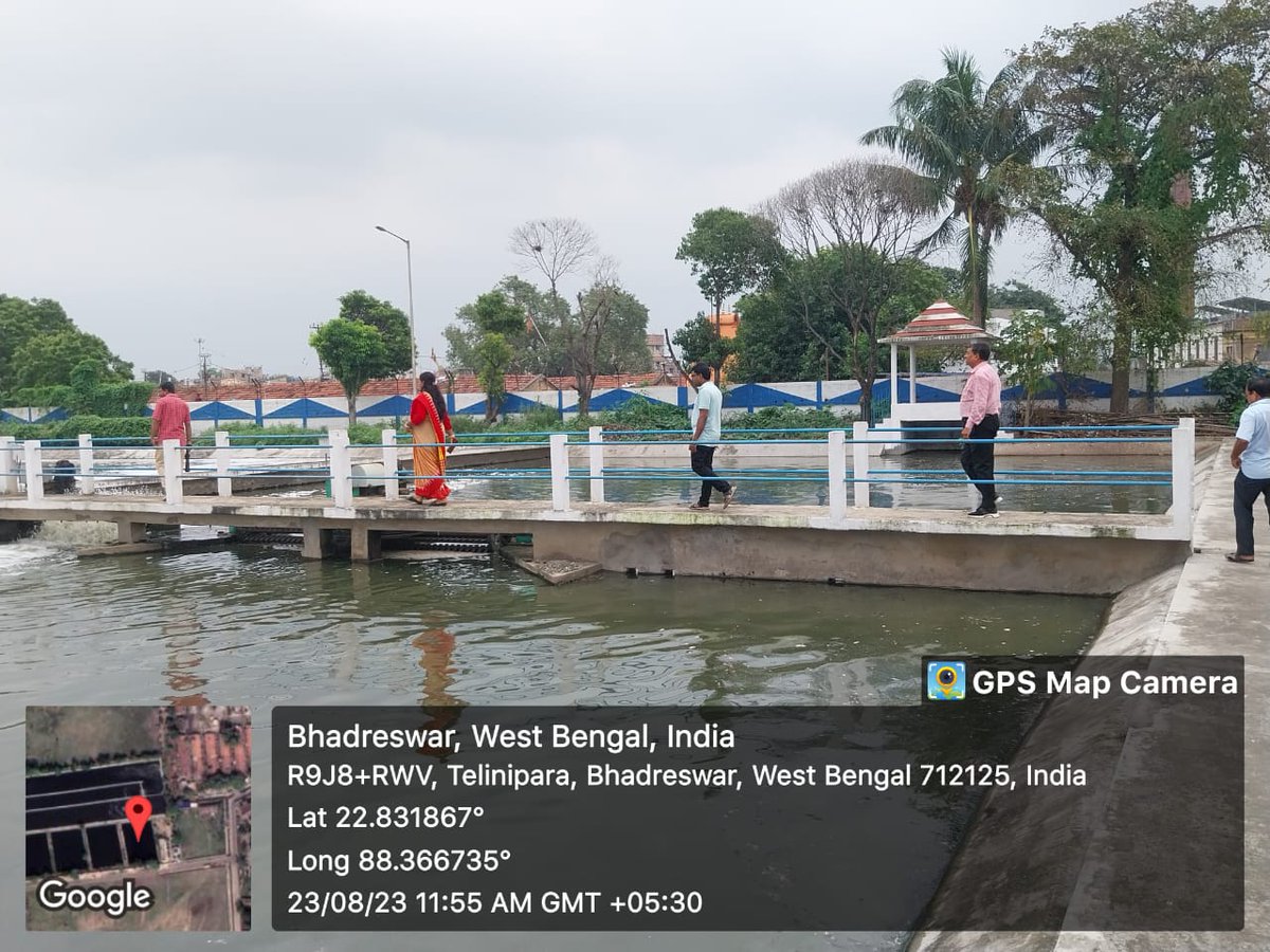 ReemaGange's tweet photo. STP visit by District Ganga Committee-Hooghly @asokji @cleanganganmcg @narendramodi @bharatpathak08 @ https://t.co/9DXTfO7XBU