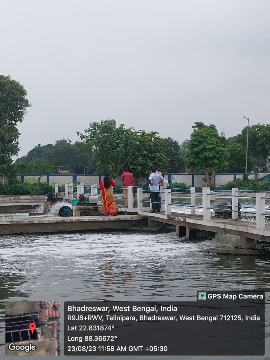 ReemaGange's tweet photo. STP visit by District Ganga Committee-Hooghly @asokji @cleanganganmcg @narendramodi @bharatpathak08 @ https://t.co/9DXTfO7XBU