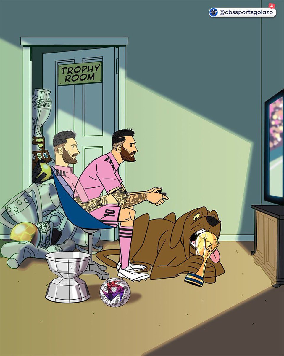 🇦🇷 🎮 Messi cuando faltan 5' para el final y va perdiendo el Inter Miami: