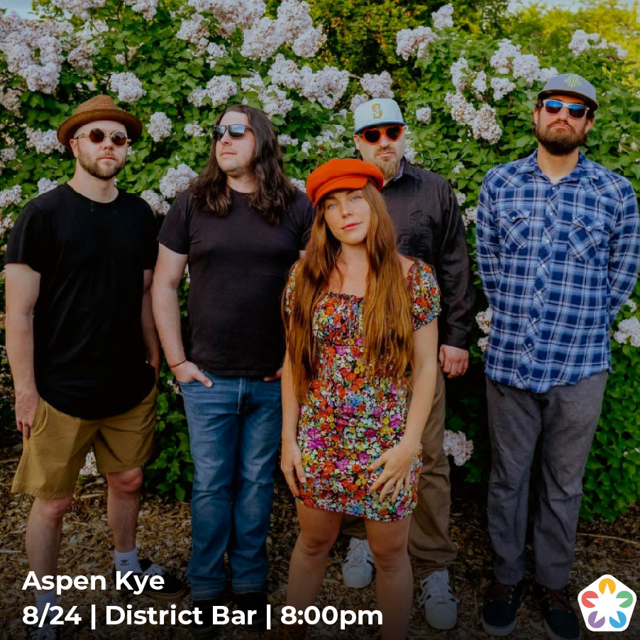Tonight at District Bar, Aspen Kye! Doors at 7pm, 21+, $10

#spokanelivemusic #spokanemusic