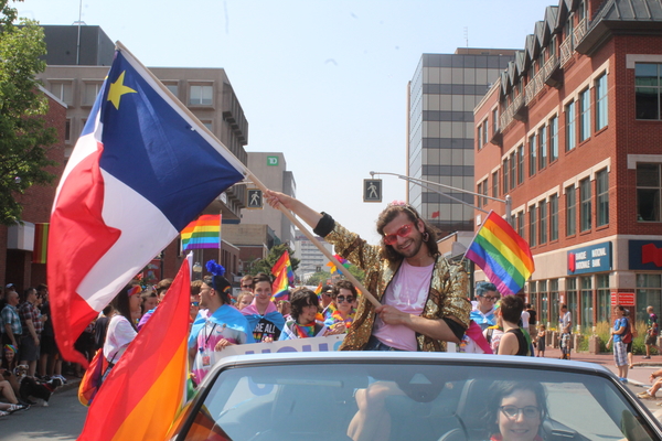 TimesTranscript's tweet image. Flag rising kicks off Moncton Pride Friday  tj.news/times-and-tran…