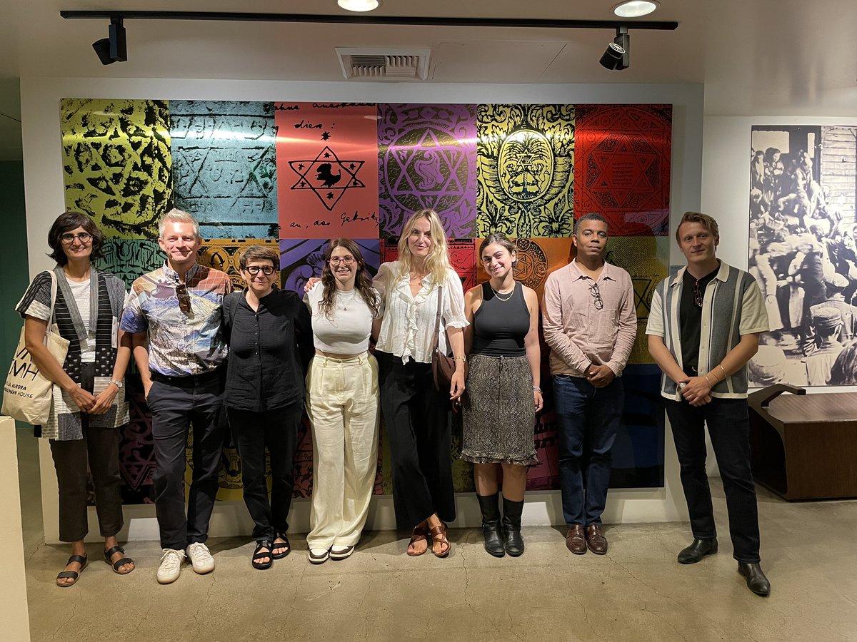 Many thanks to the Holocaust Museum LA (<a href="/hmla1961/">Holocaust Museum LA</a>) for welcoming the Thomas Mann House Fellows and staff for an insightful tour of their exhibition and archive! We can highly recommend a visit when you’re in LA!