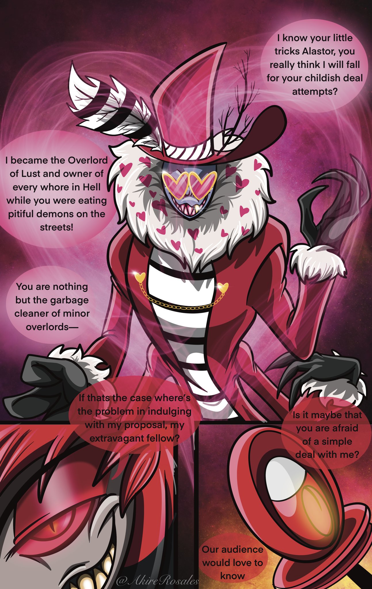 ✨Akire✨ on X: Radio Broadcast Part 3, Complete Comic Pages (17-20)  HazbinHotel HazbinHotelFanart HazbinHotelComic Alastor AngelDust  Valentino t.coNS2jrCM4zv  X