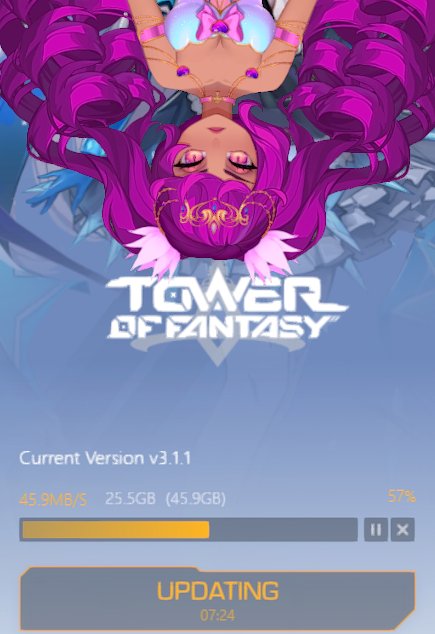 MinachuLive's tweet photo. Time to dust off #TowerofFantasy with this 50gig update-  Come play again?  #Vtuber #Minachu https://t.co/ngesjiYbA3