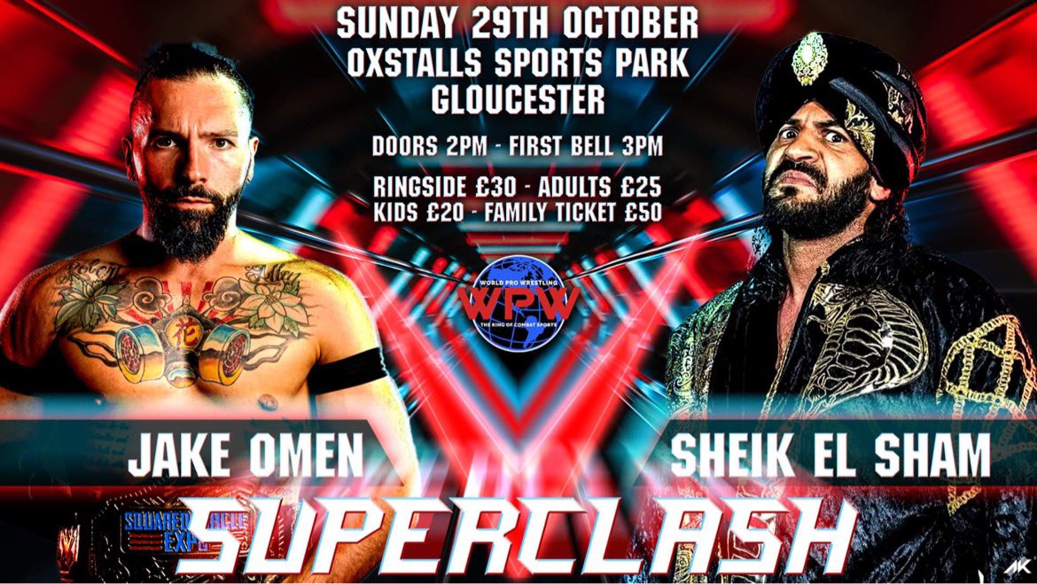 Mentioned on @VSWpodcast yesterday by @JakeOmen2012 who will be taking on Sheik El Sham at Oxstalls Sports Park #Gloucester on Sunday October 29th at #SuperClash Ticket info 🎟️ eventbrite.co.uk/e/superclash-v… Don’t miss this international showdown.
