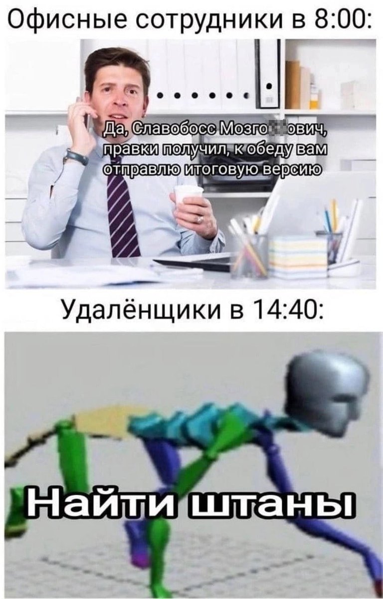 _leontopodium_'s tweet photo. Главный плюс удаленки: https://t.co/KPaMd25Z9m