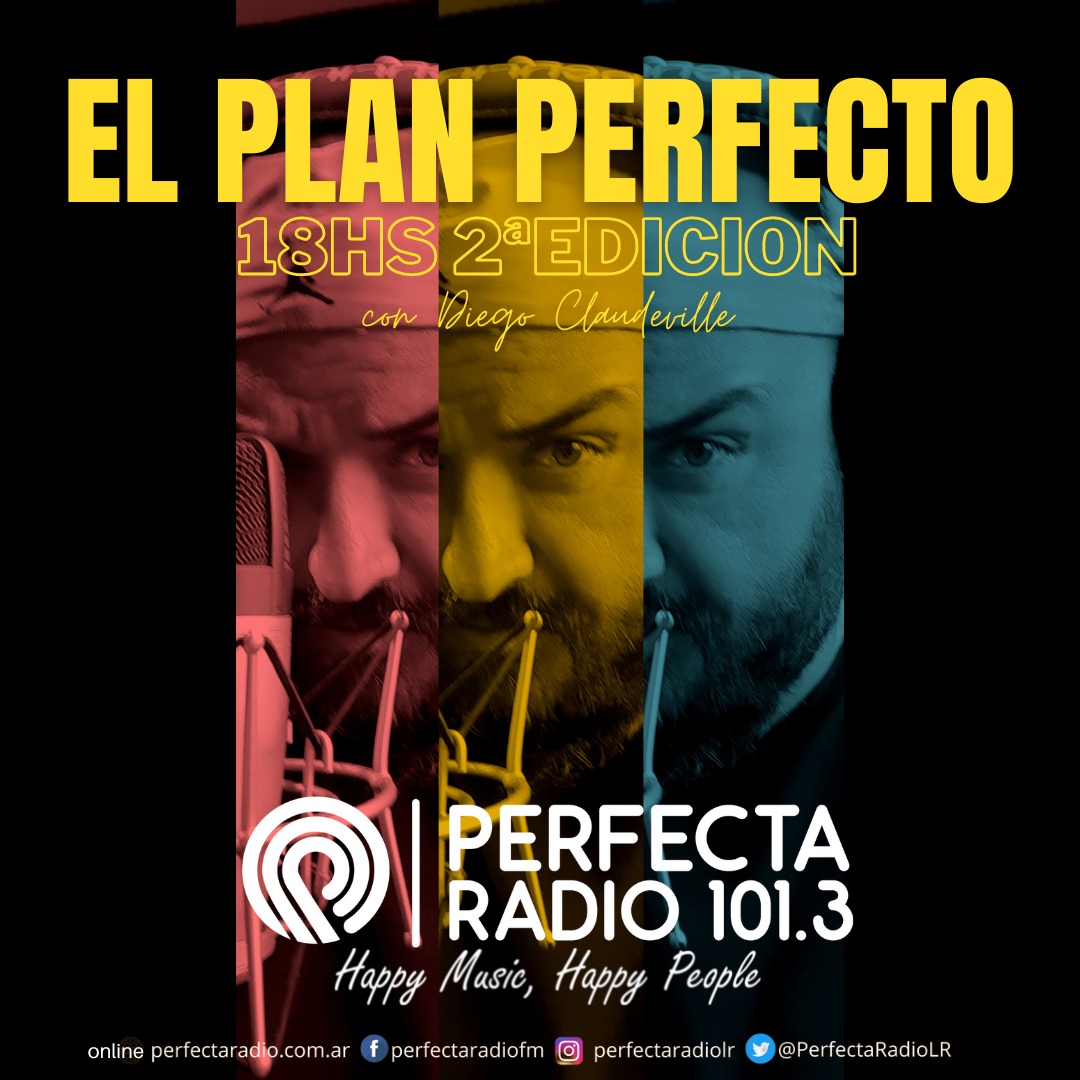 DClaudeville's tweet photo. Ahora en EL PLAN PERFECTO 2ª EDICION 
NOTICIAS PERFECTAS
(las noticias que los otros no te cuentan)
Lo escuchás en @PerfectaRadioLR 101.3
online https://t.co/94qhQbQ0ue
APP disponible para Android y IOS
#Temporada18 https://t.co/sKo8ybP8pO
