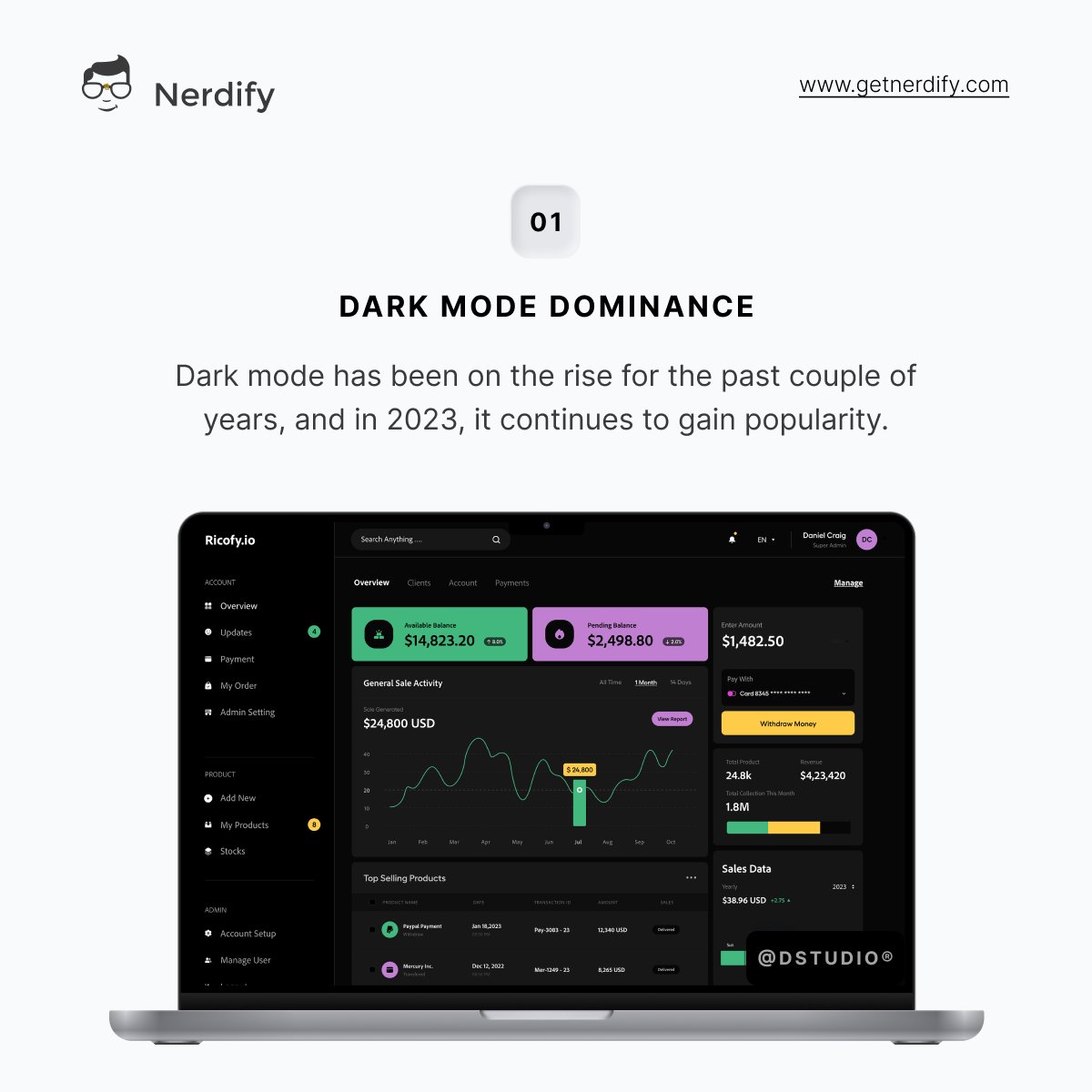getnerdify's tweet photo. 🌐🔥Unveiling the Hottest Web Design Trends of 2023! Get ready to explore 3D elements, interactive storytelling, and futuristic aesthetics that will redefine your digital presence.

#GetNerdify #Nerdify #Webdesing #WebDesignTrends #Website #Webdevelopment #Programming #Coding https://t.co/r4guhLEmOl